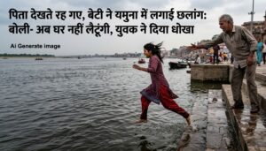 पिता देखते रह गए, बेटी ने यमुना में लगाई छलांग: बोली- अब घर नहीं लौटूंगी, युवक ने दिया धोखा