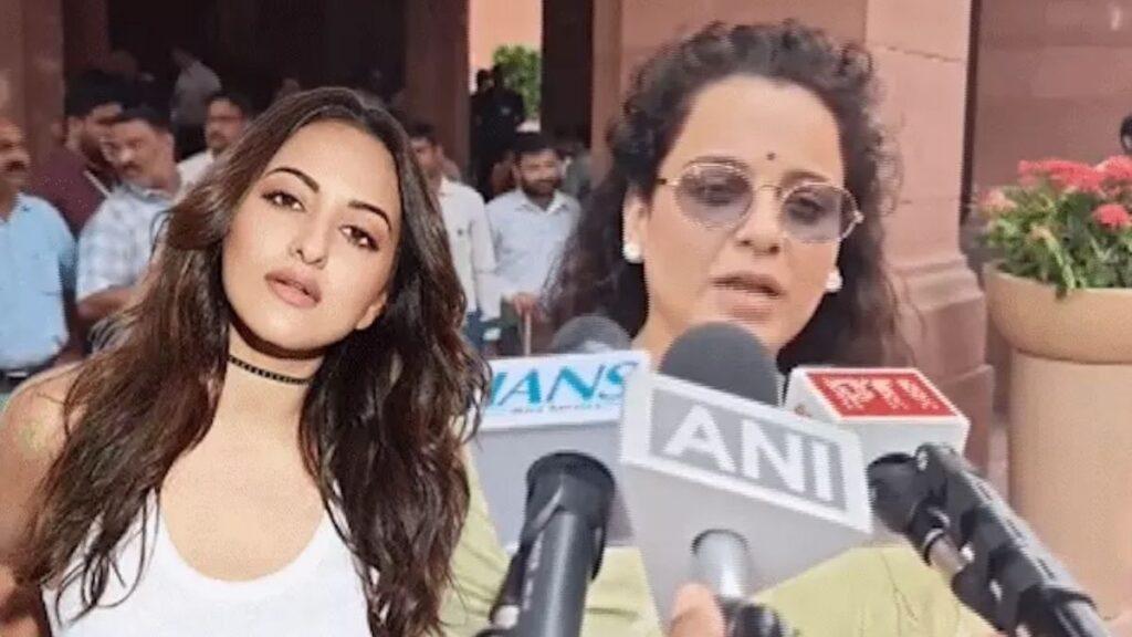 क्या सोनाक्षी सिन्हा पर था कंगना रनोट का निशाना? ‘पॉकेटमार जैसे कपड़े…’ वाले पोस्ट से मचा बवाल, पति और पहनावे पर भी तंज!