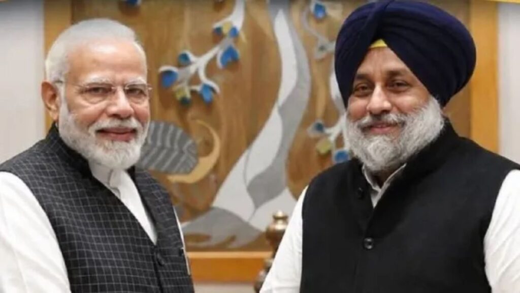 परिसीमन बिल पर अकाली दल ने बदला रुख! PM मोदी से मुलाकात के बाद सुखबीर बादल का बड़ा ऐलान